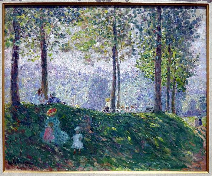 Henri Lebasque Prints An afternoon in the park Norge oil painting art